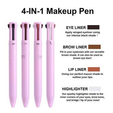 4-in-1 Makeup Pen – All-in-One Beauty Tool for Effortless Glam