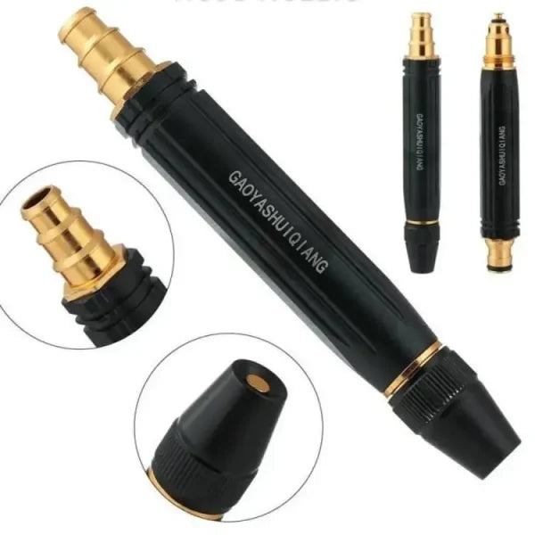 High-Pressure Metal Water Nozzle – 3 Spray Modes for Versatile Cleaning