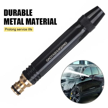 High-Pressure Metal Water Nozzle – 3 Spray Modes for Versatile Cleaning